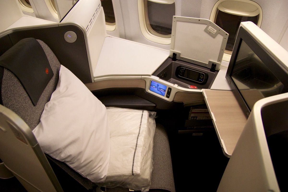 air canada business class seat