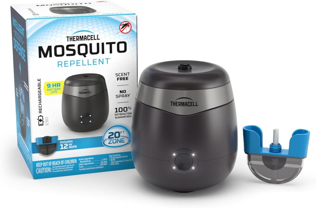 A Thermacell patio shield mosquito repellent machine