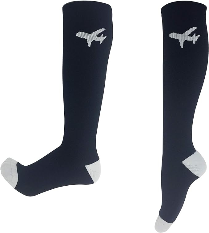 Travel compression socks