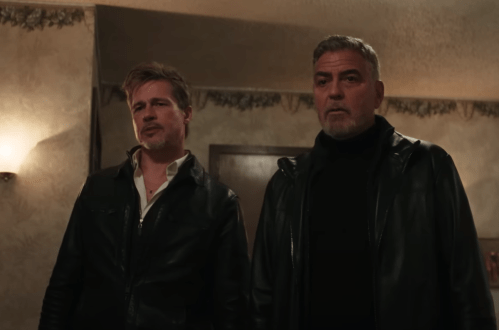 Brad Pitt and George Clooney in Wolfs