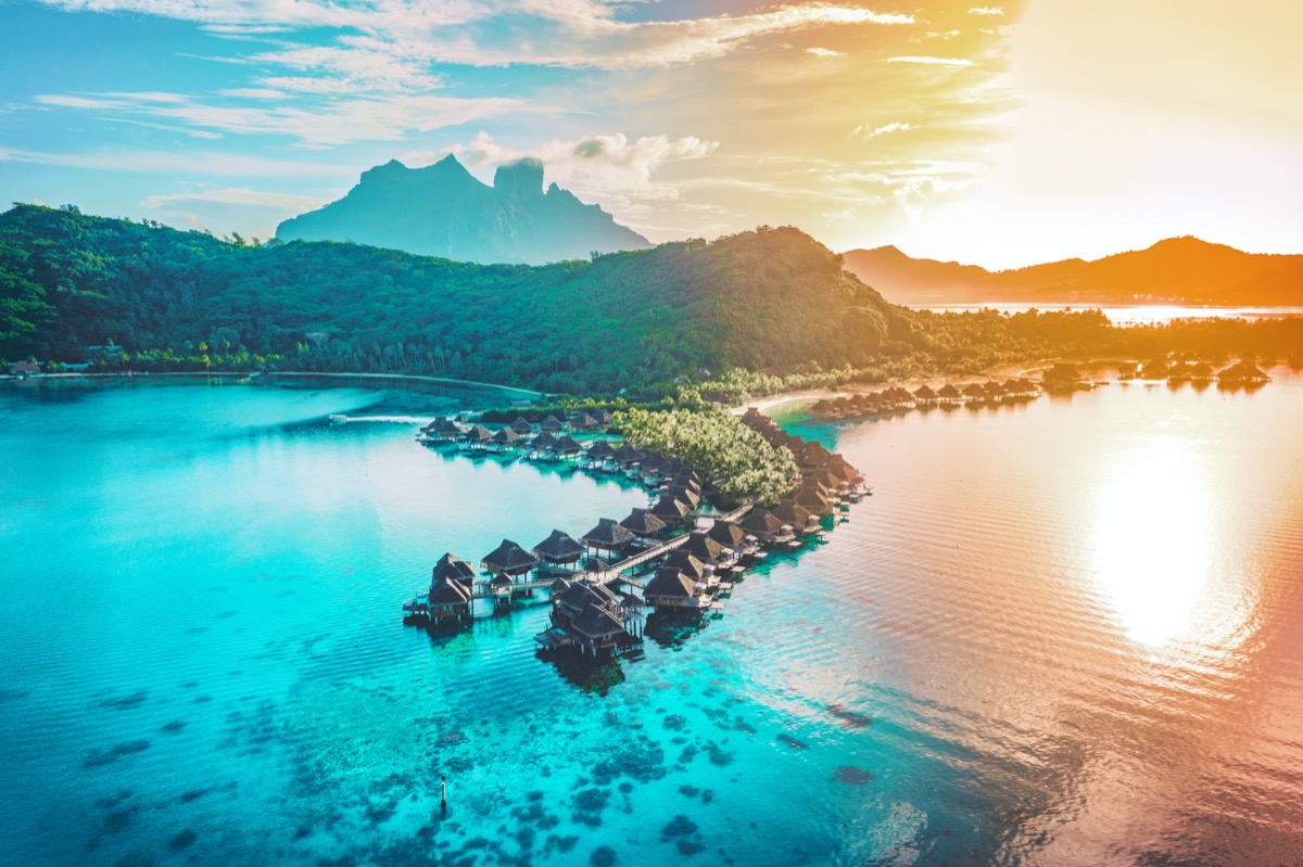 Scenic view of French Polynesia