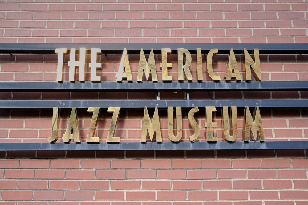 The sign at the American Jazz Museum