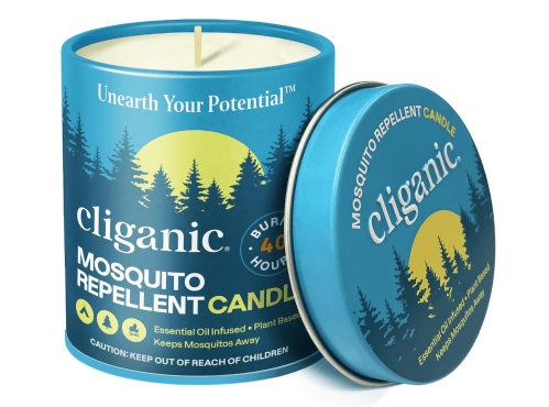 Cliganic mosquito repellent candle