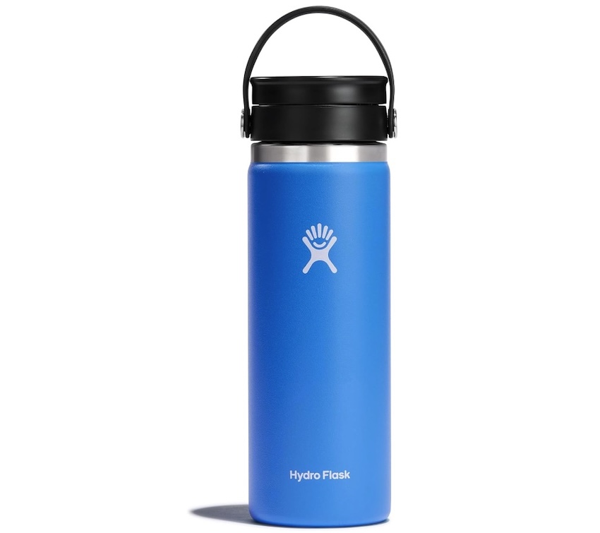 Blue Hyfro Flask insulated water bottle