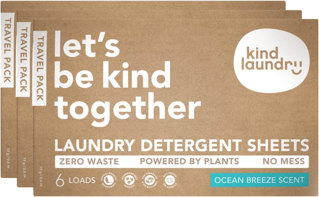 Kind Laundry detergent sheets