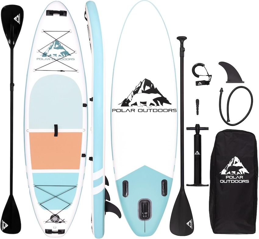 A Polar Outdoors paddle board