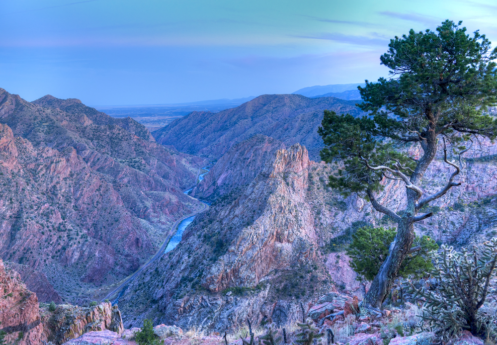 A view of the Royal Gorge in Colorado
