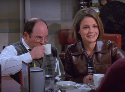 Jason Alexander and Suzanne Cryer in Seinfeld