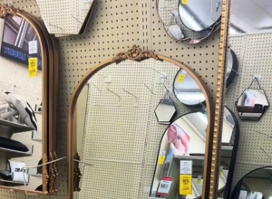 bronze mirrors at Hobby Lobby