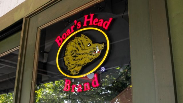 boar's head brand sign
