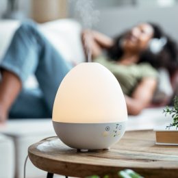diffuser with relaxing essential oils