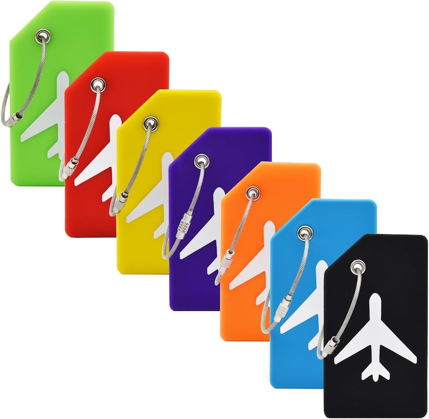 Silicone luggage tags