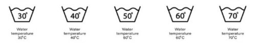 water temperature symbols