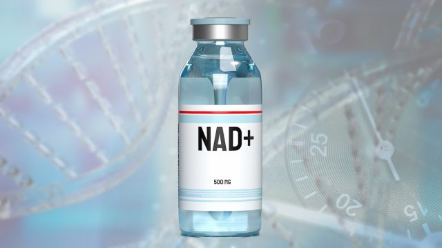 Nicotinamide adenine dinucleotide (NAD+) bottle