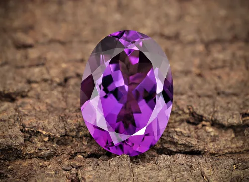 Amethyst gemstone