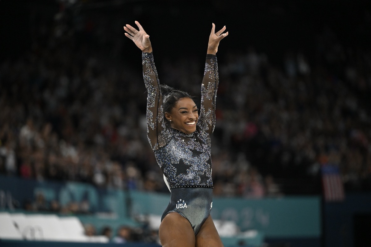 simone biles at the 2024 paris olympics
