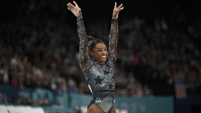 simone biles at the 2024 paris olympics