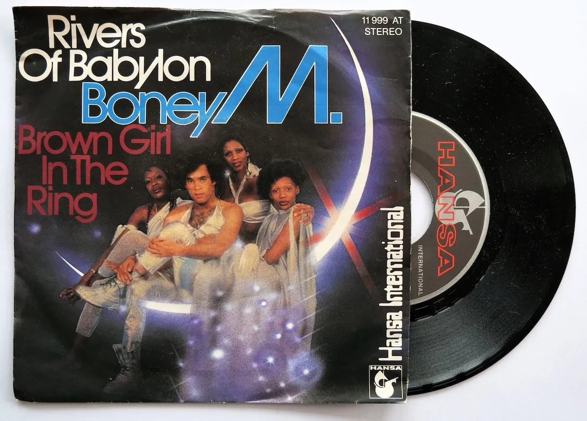 Boney M album cover for Rivers of Babylon