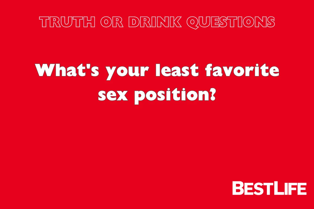 PG13 Truth or Drink Questions