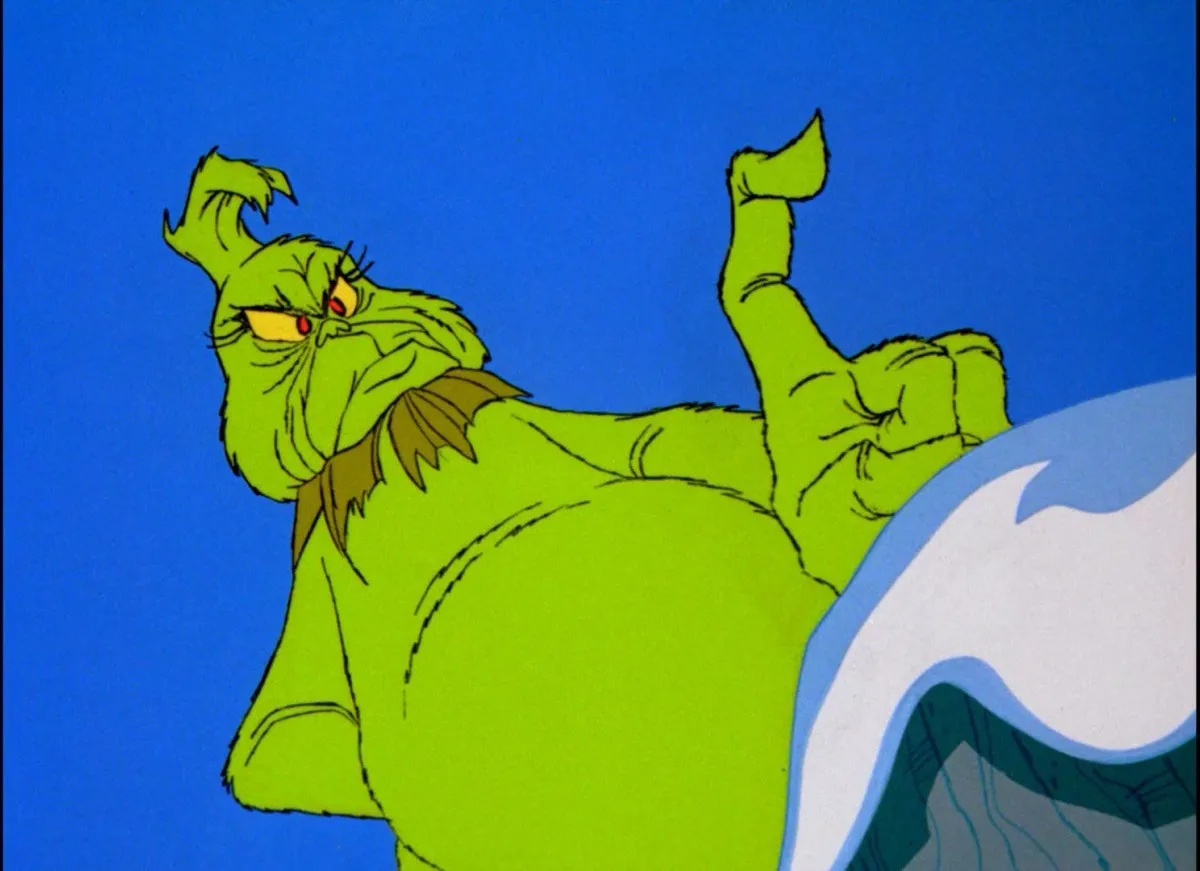 still from How the Grinch Stole Christmas, 1966 version