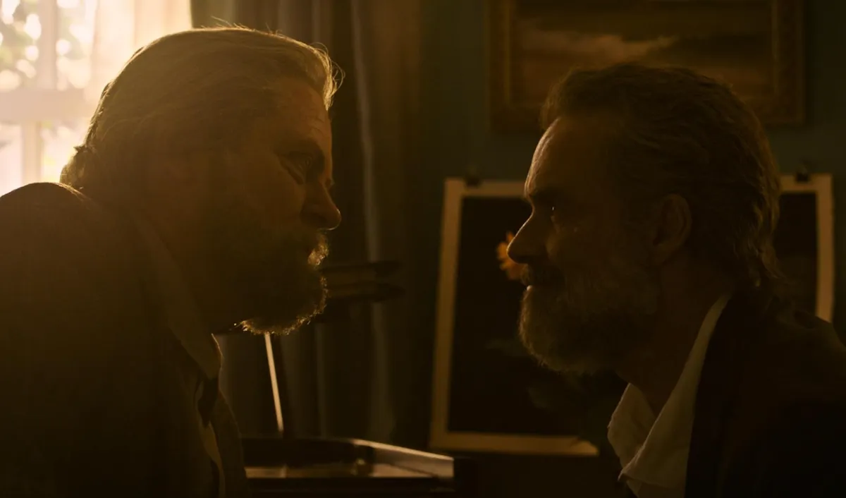 Actors Nick Offerman and Murray Bartlett in The Last of Us