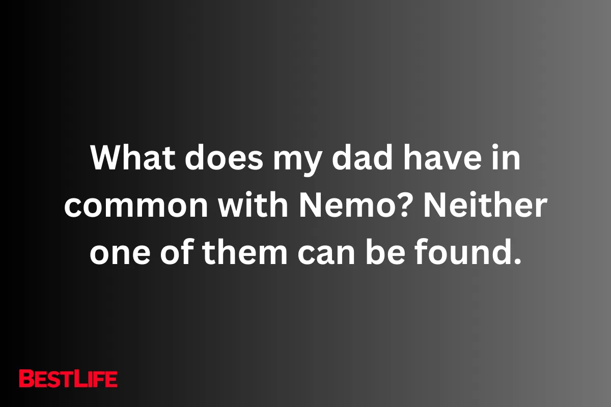 dark jokes about deadbeat dads