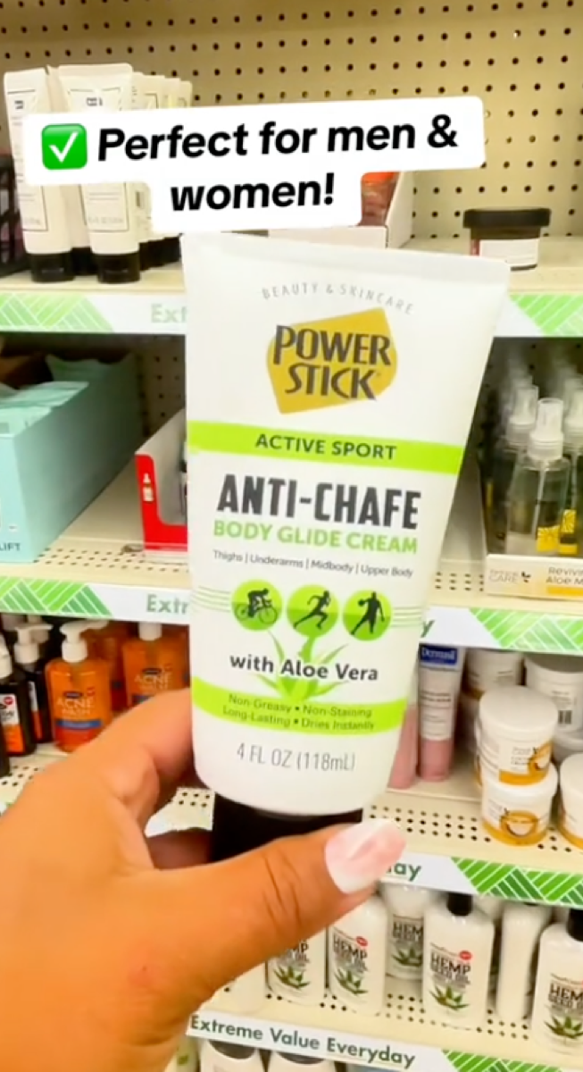 power stick anti-chafe cream