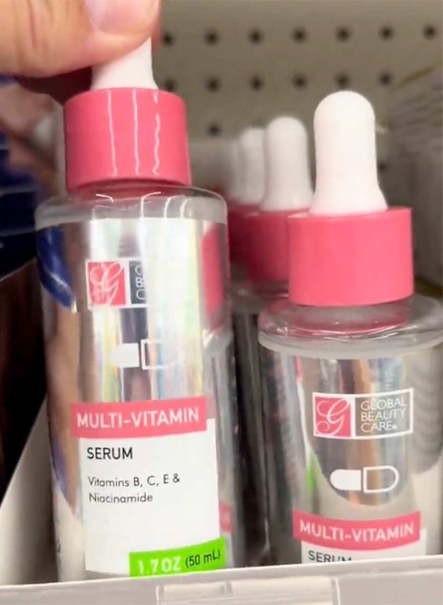 Vitamin C and Multivitamin Serum at Dollar Tree