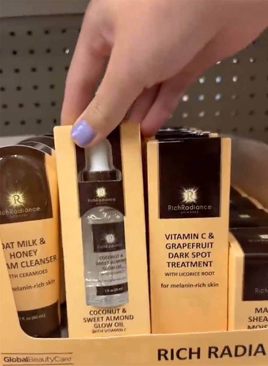 Rich Radiance Line at Dollar Tree