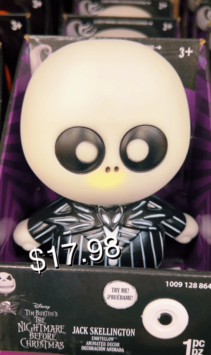 talking jack skellington character