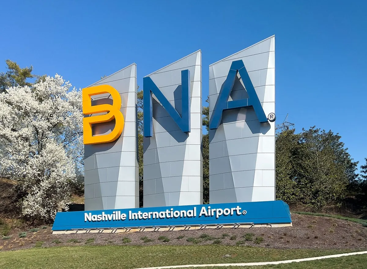 Nashville International Airport signage