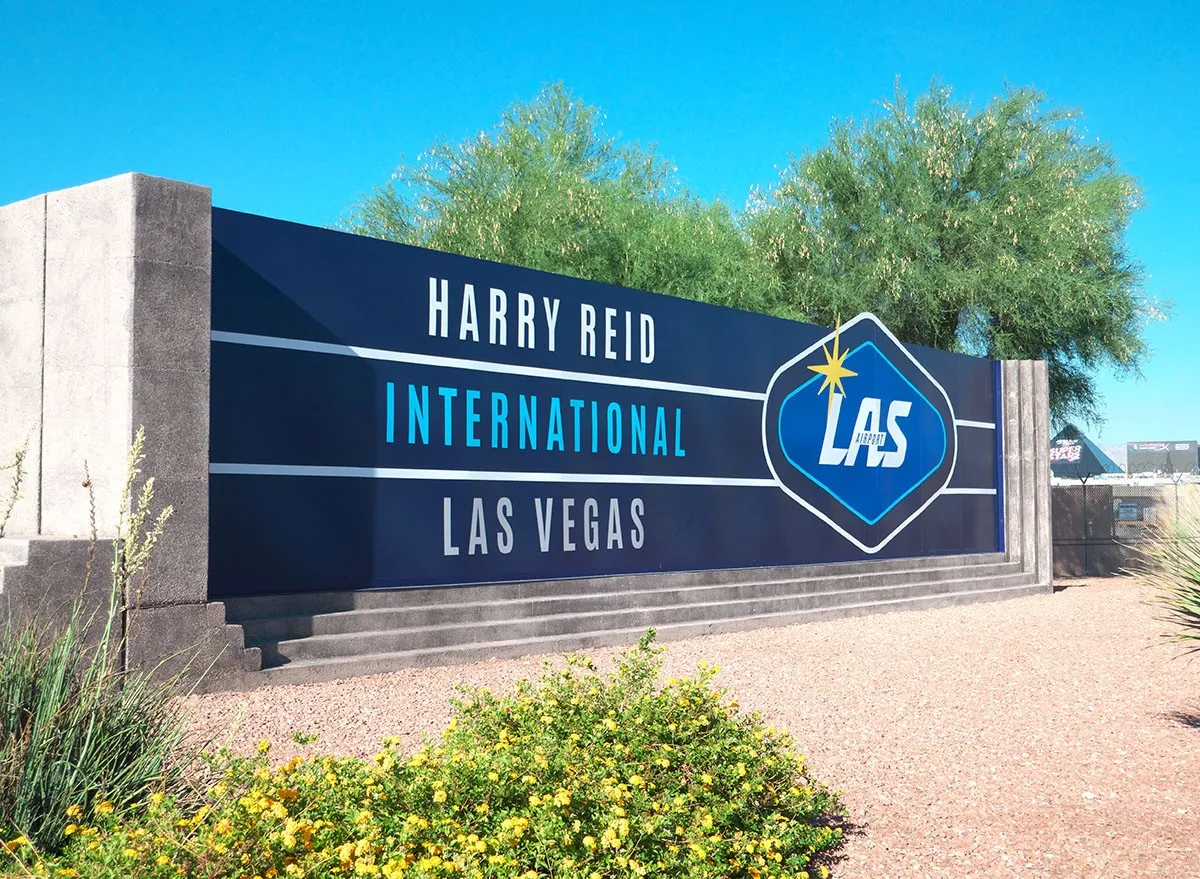Harry Reid International Airport signage