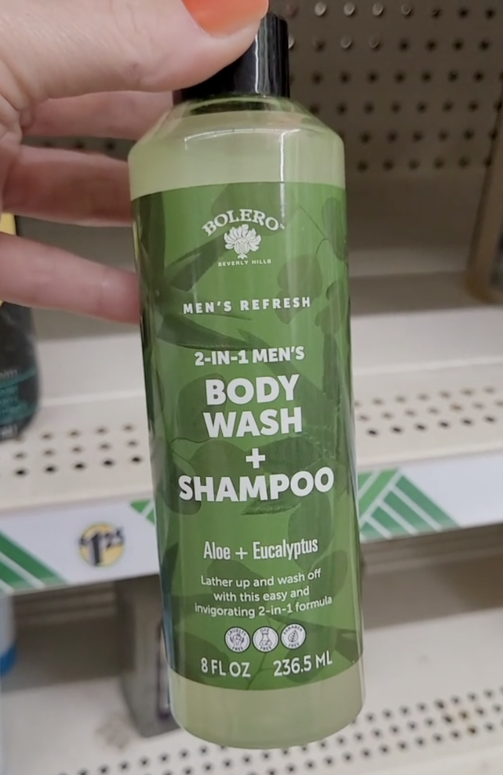 men's body wash at Dollar Tree