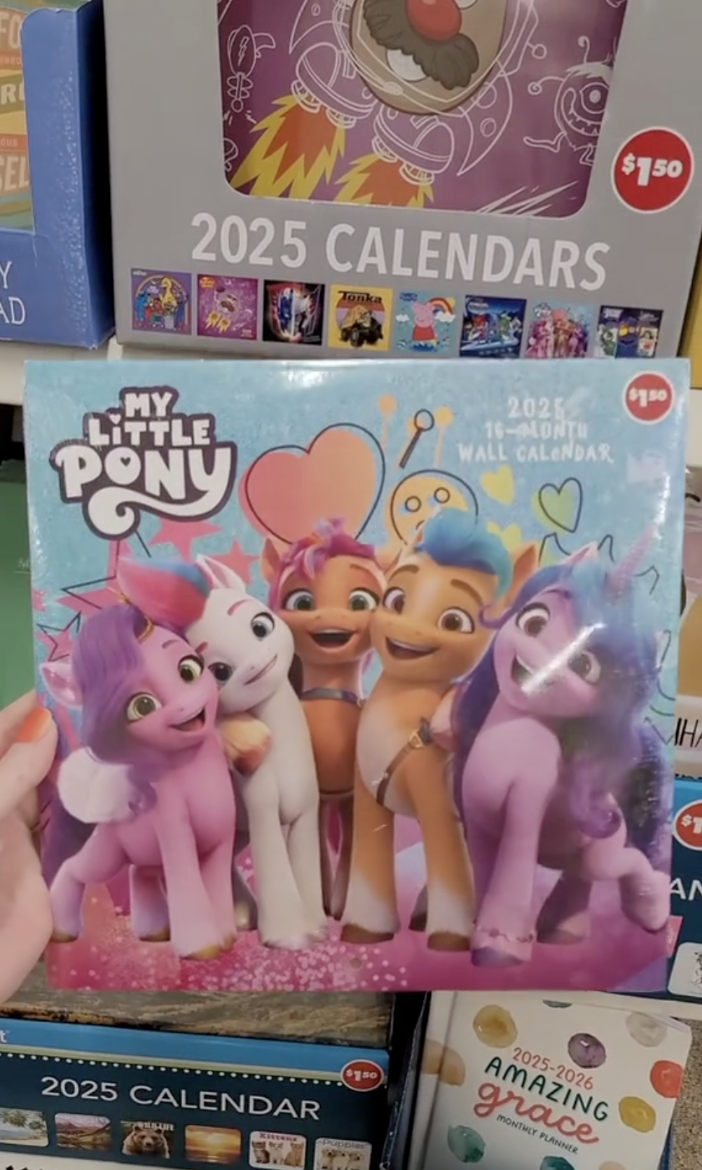 My Little Pony calendar at Dollar Tree