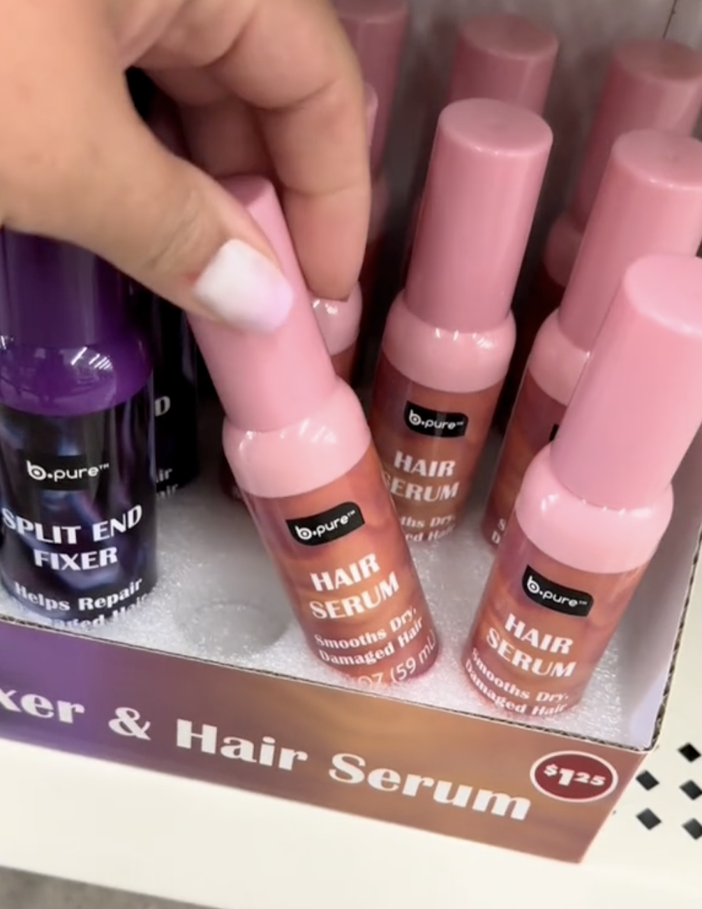Hair products at Dollar Tree