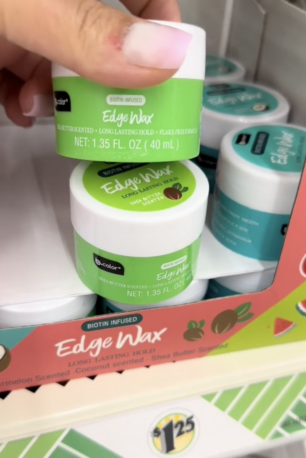 Edge Wax at Dollar Tree
