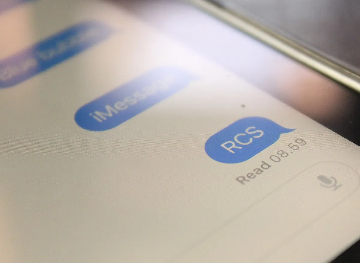 Text messages on a cell phone