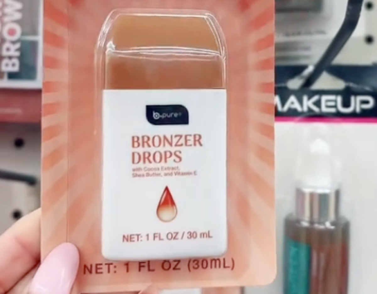 Dollar Tree's New $1.25 Bronzer Drops Are Exactly Like Drunk Elephant, Shopper Says: "So Shocked"