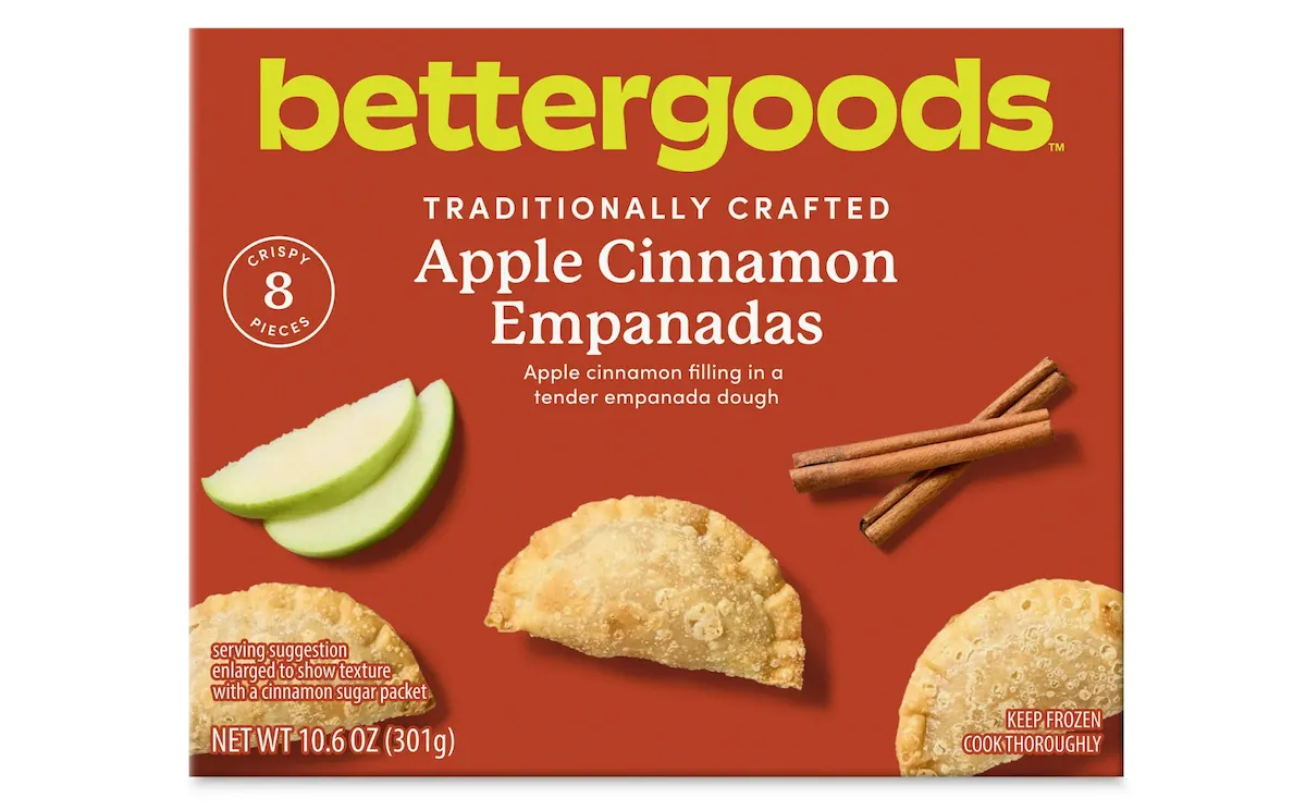 Frozen Apple Cinnamon Empanadas from Walmart's Bettergoods brand