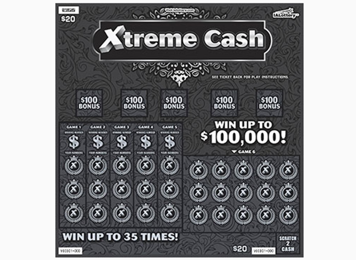 Xtreme Cash ticket