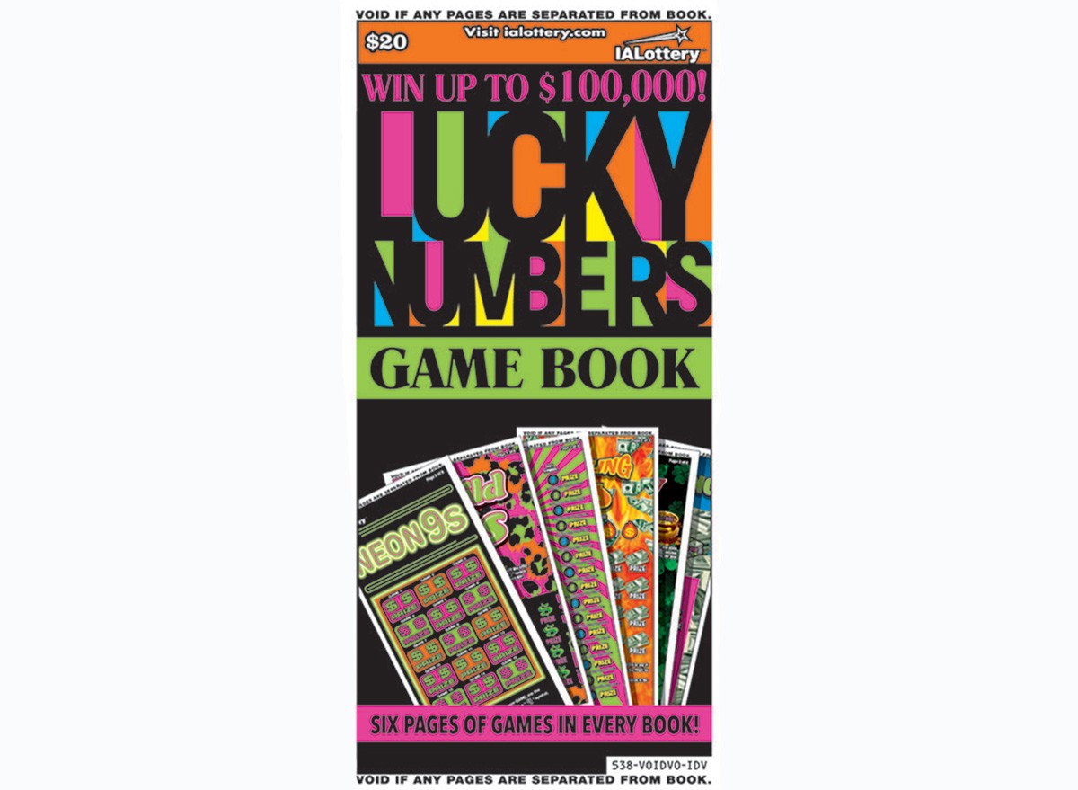 Lucky Numbers Game Book ticket