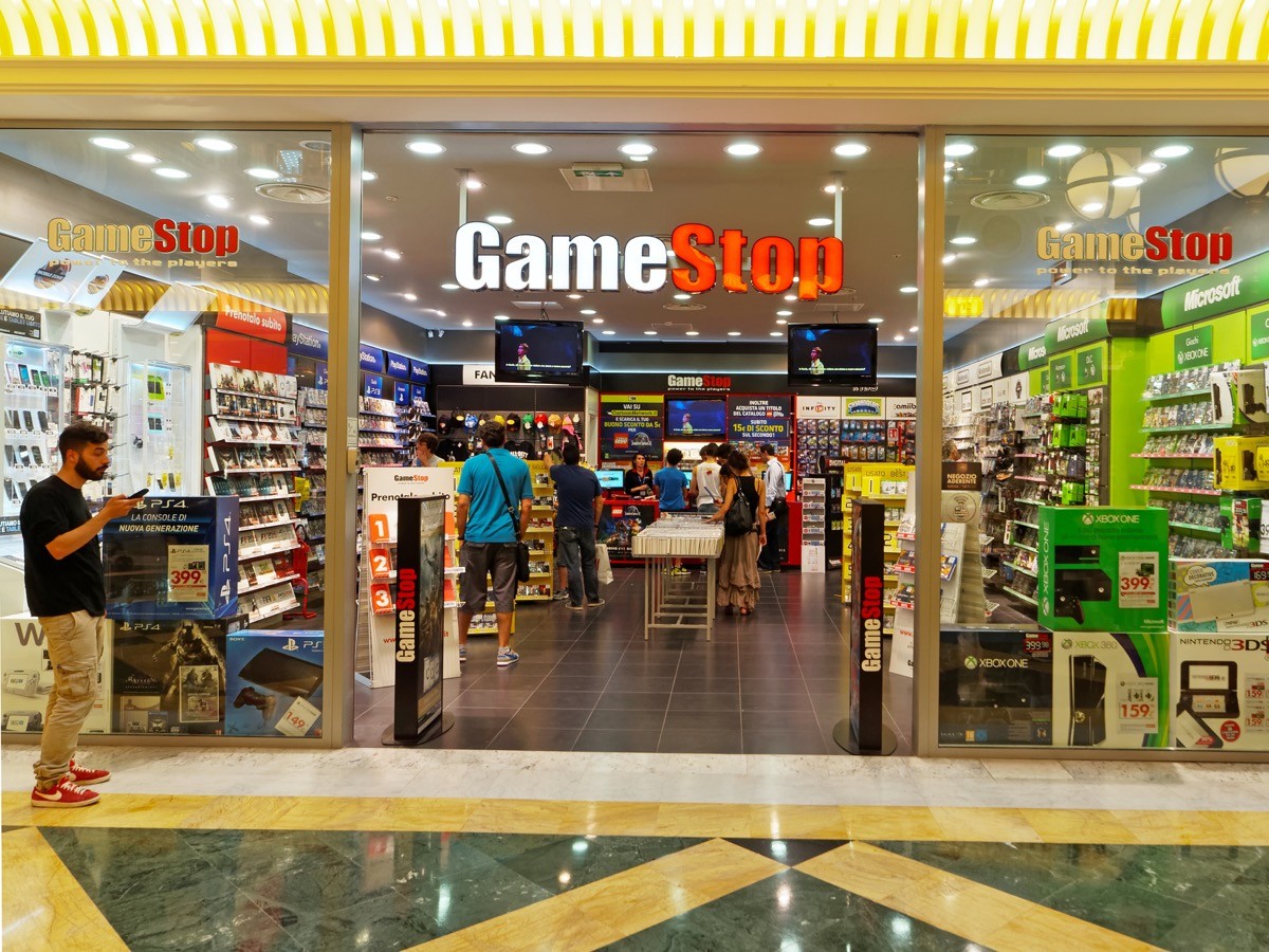 GameStop store interior
