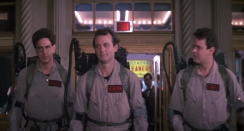 Ivan Reitman, Billy Murray, and Dan Akroyd in Ghostbusters