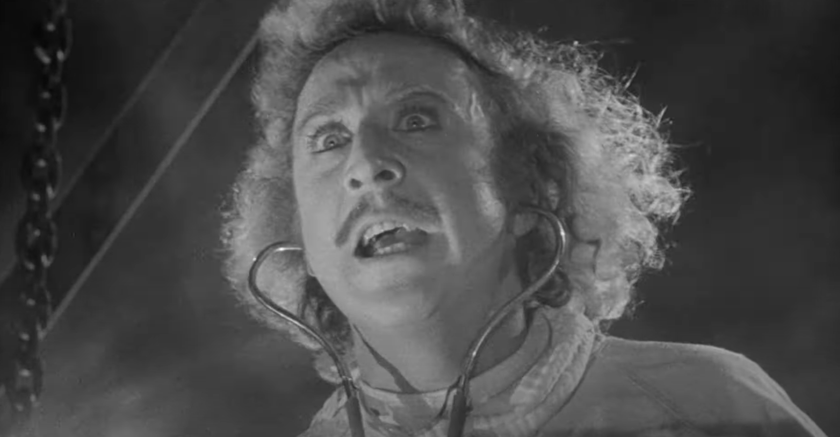 Gene Wilder in Young Frankenstein