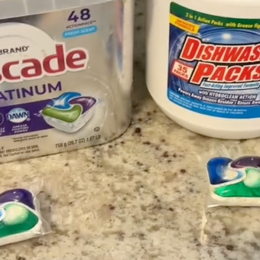 Dollar Tree Shoppers Find "Disguised" Cascade Dishwasher Pods for $18 Cheaper Than Walmart