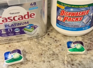 Dollar Tree Shoppers Find "Disguised" Cascade Dishwasher Pods for $18 Cheaper Than Walmart