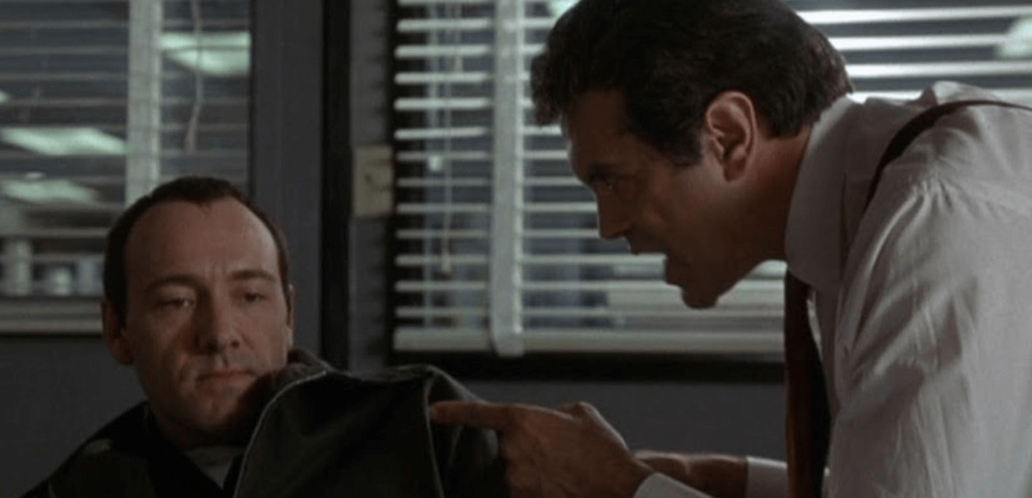 Kevin Spacey and Chazz Palminteri in The Usual Suspects