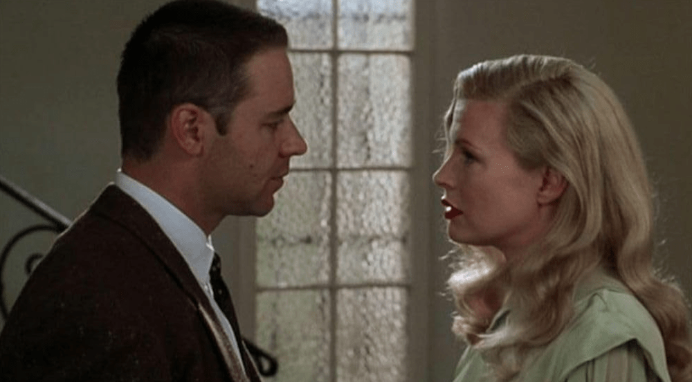 Russell Crowe and Kim Basinger in L.A. Confidential