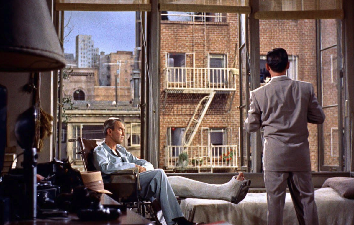 James Stewart in Rear Window