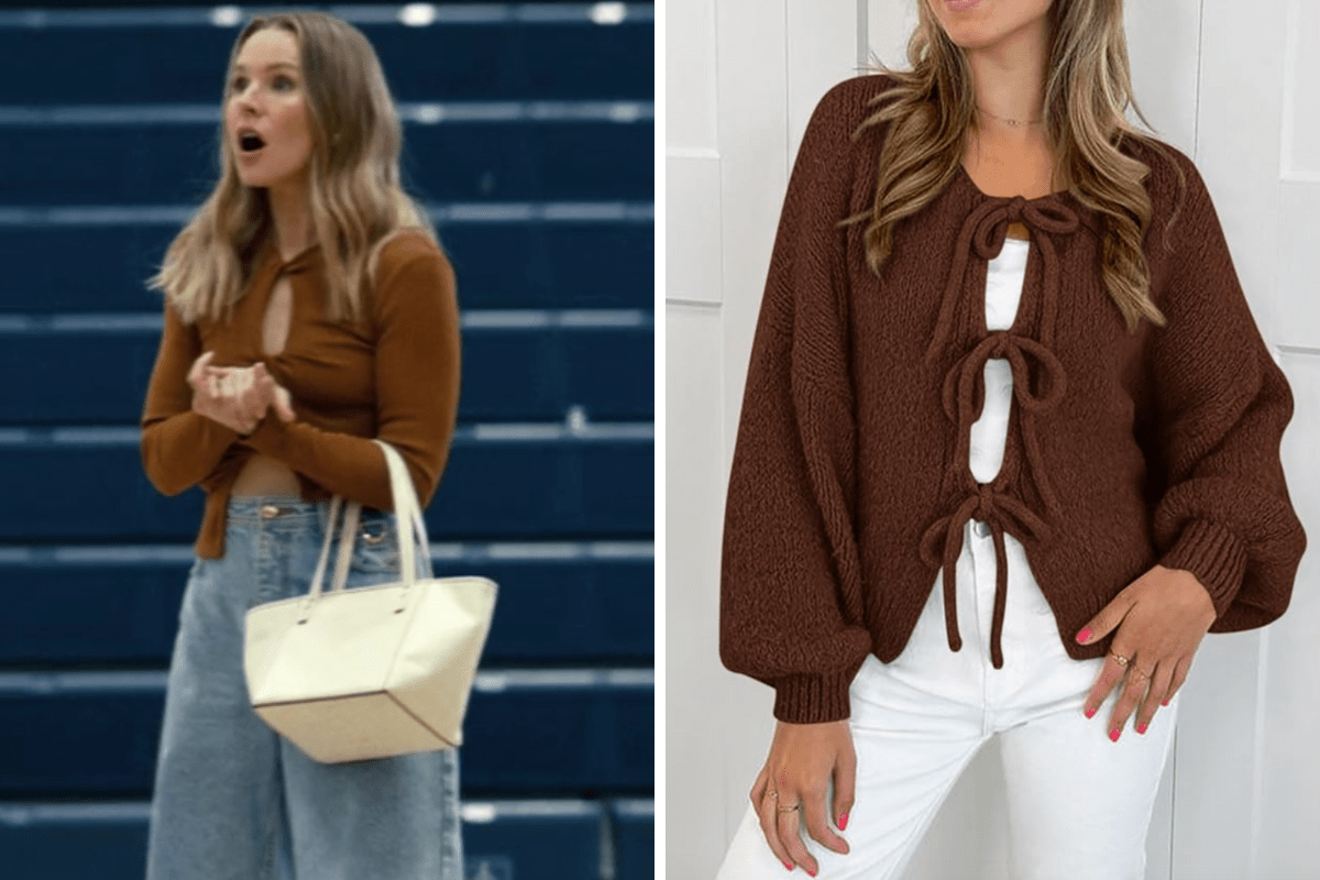 Joanne from the show "Nobody Wants This" with corresponding fashion